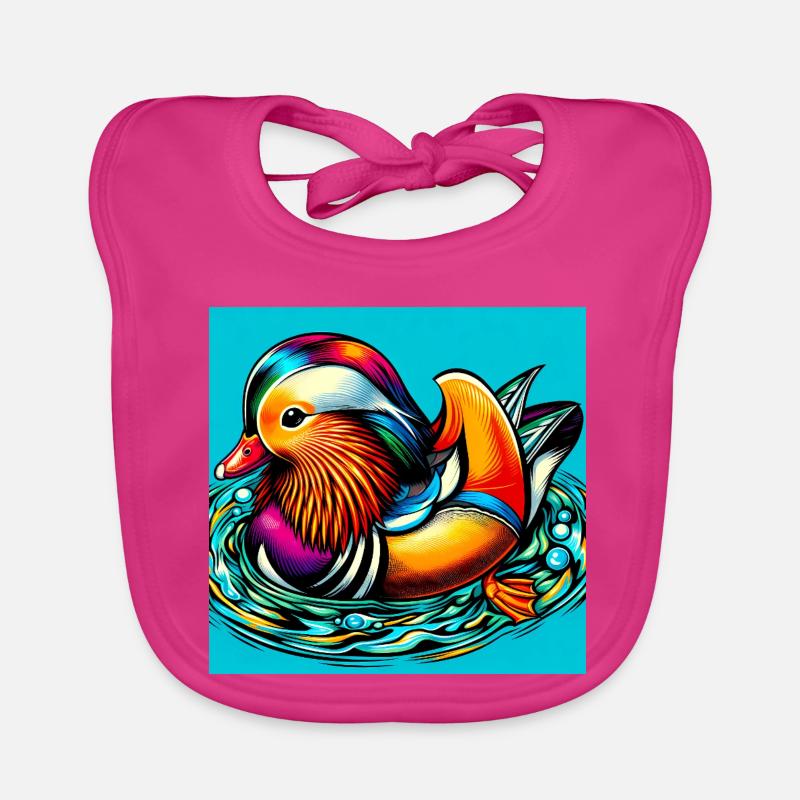 Mandarin duck Organic Baby Bibs