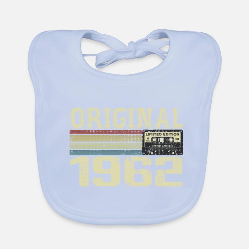 1962 Geburtstagsfeiern - 1962 Retro Geschenk Baby Bio-Lätzchen