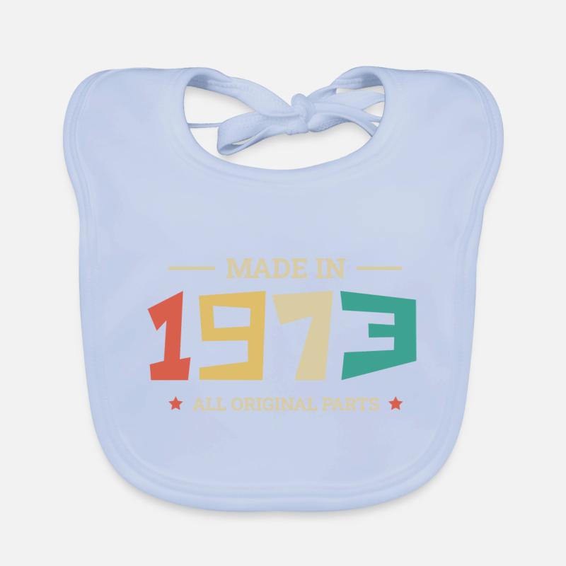 Legendary Since 1973 Original 1973 Organic Baby Bibs