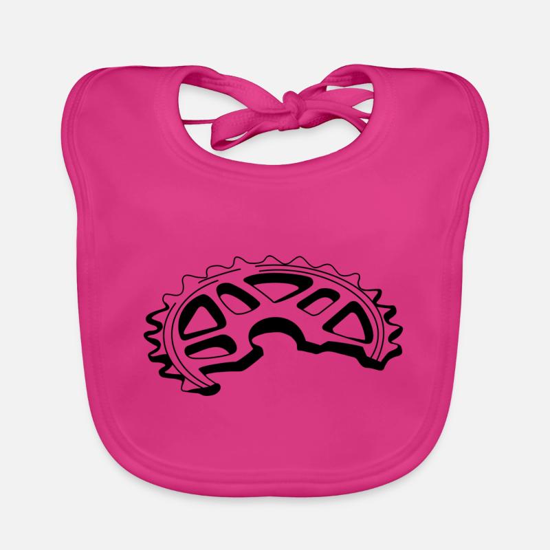 Sprocket chain Organic Baby Bibs