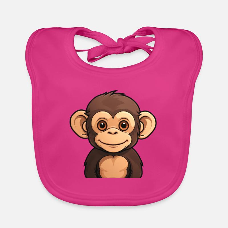 Bébé chimpanzé Bavoir bio Bébé