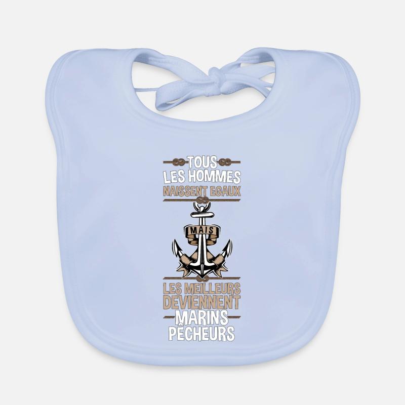 MARINS PECHEURS Bavoir bio Bébé