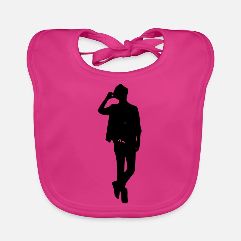 Modèle garçon silhouette Bavoir bio Bébé
