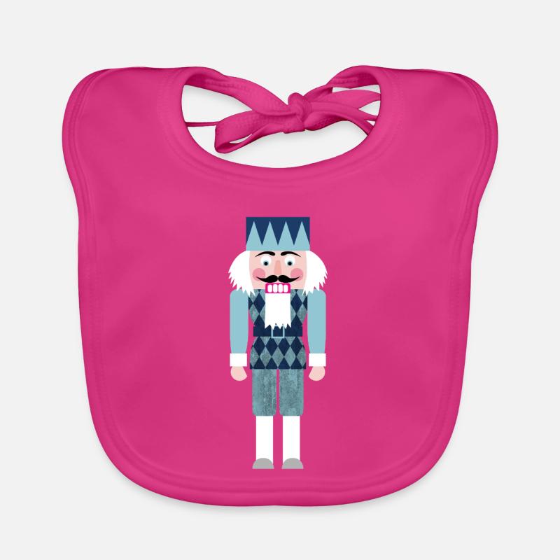 Nutcracker Rhodes Rhombs Christmas Xmas Advent Organic Baby Bibs