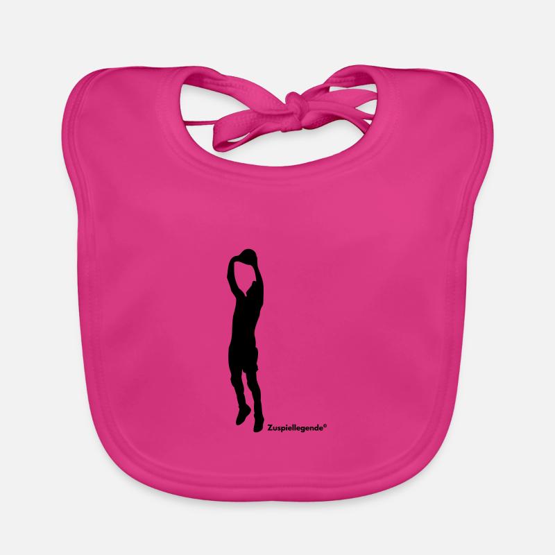 Zuspiellegende - Baby Bio-Lätzchen - Fuchsia