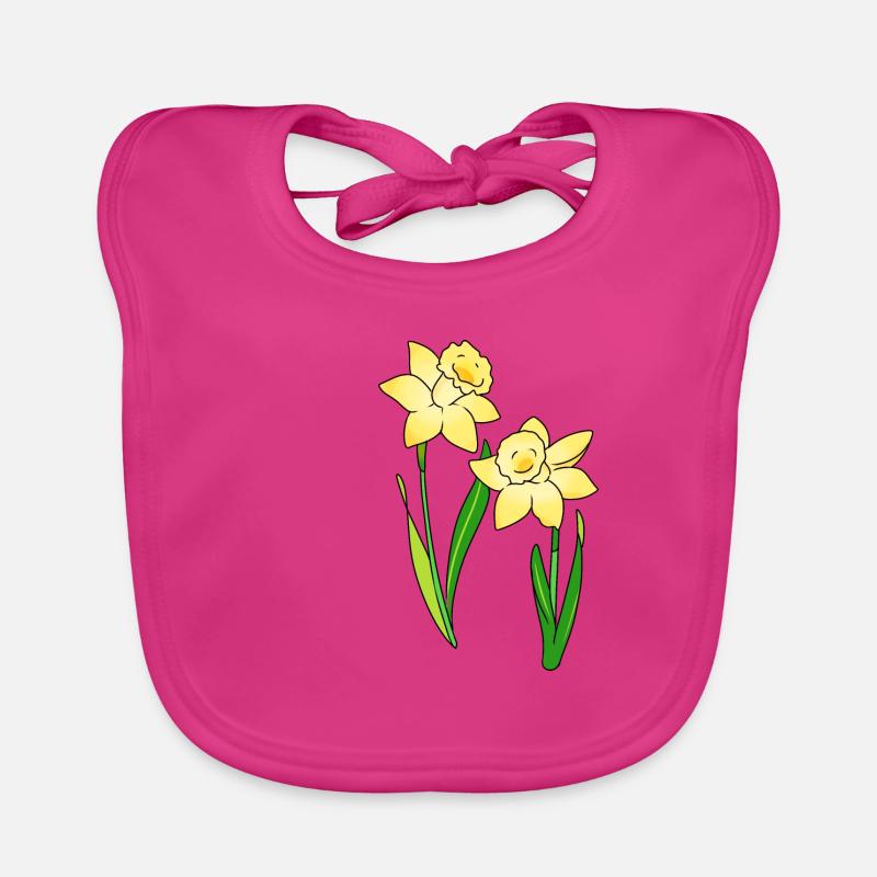 Jonquilles Bavoir bio Bébé