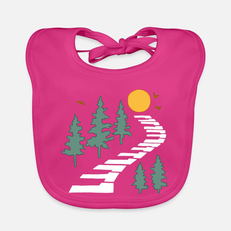Musical path Organic Baby Bibs