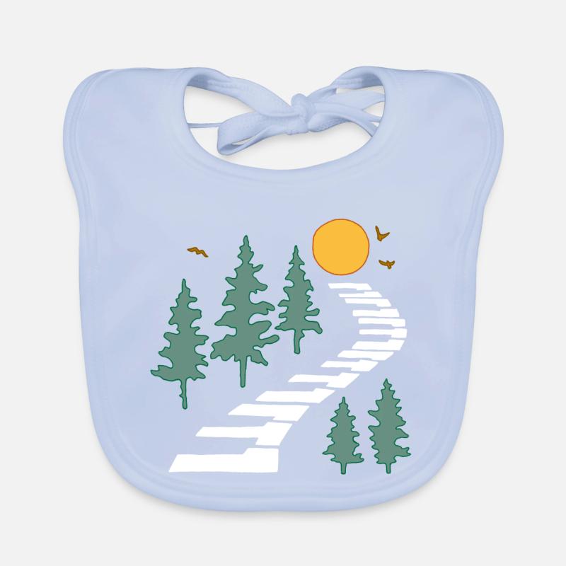 Musical path Organic Baby Bibs