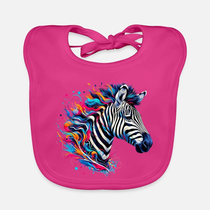 Zebra Baby Bio-Lätzchen