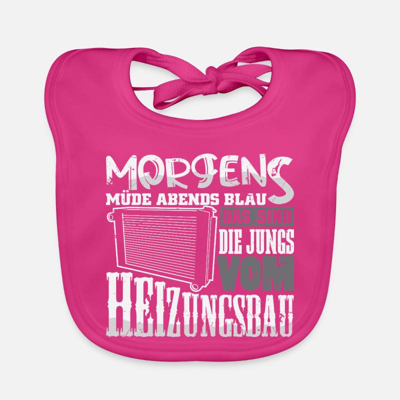 Heating Engineer Heating Construction Plumber Plumber Organic Baby Bibs