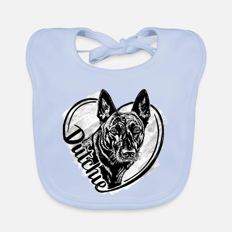 Dutch Shepherd – Dutchie Baby Bio-Lätzchen