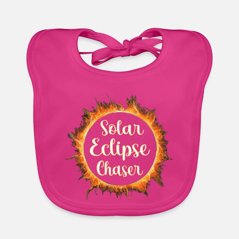 Solar eclipse chaser Baby Bio-Lätzchen