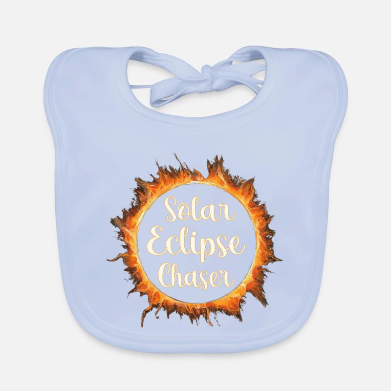 Solar eclipse chaser Baby Bio-Lätzchen