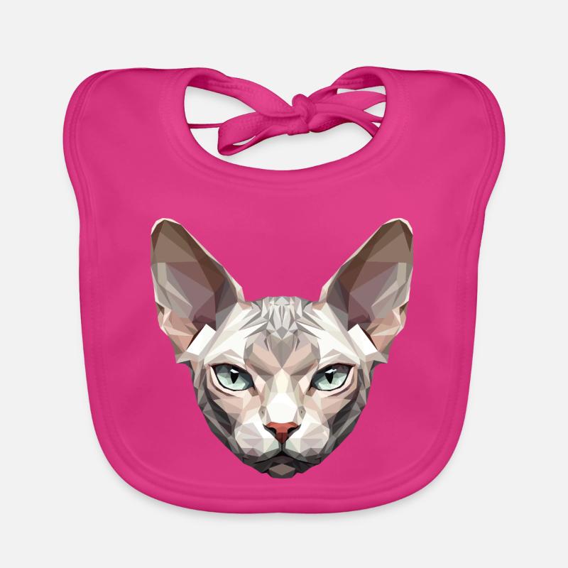 Sphynx Chat Sphynx Chat Chat Canadien Sphinx mignon Bavoir bio Bébé