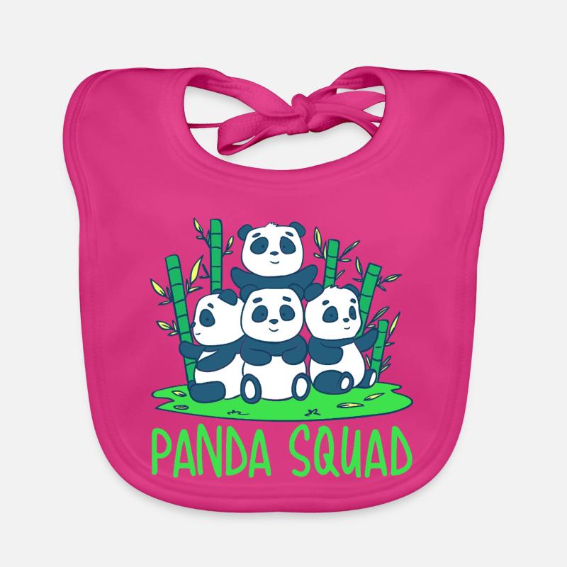 Enfants de l’Escouade Panda Bavoir bio Bébé