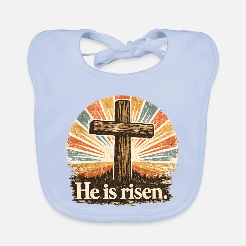 He Is Risen Baby Bio-Lätzchen