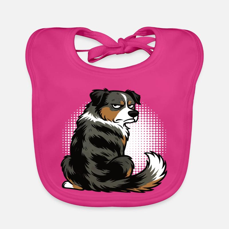 Australian Shepherd Aussie Aussiebesitzer Aussies Baby Bio-Lätzchen