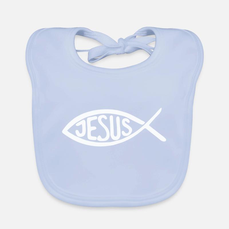 Jesus Christus von Nazareth Glaube Bibel Jesus Baby Bio-Lätzchen