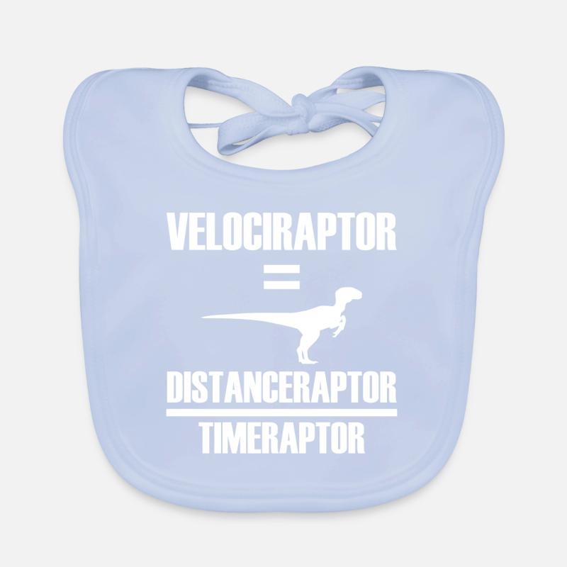Velociraptor Physic Spruch Geschenk Baby Bio-Lätzchen