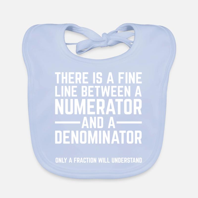 There is a fine line between a Numerator Cadeau Bavoir bio Bébé