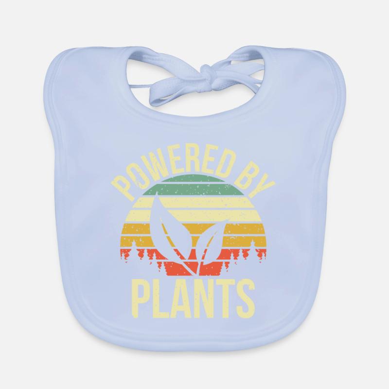 Powered by plants gift Organic Baby Bibs