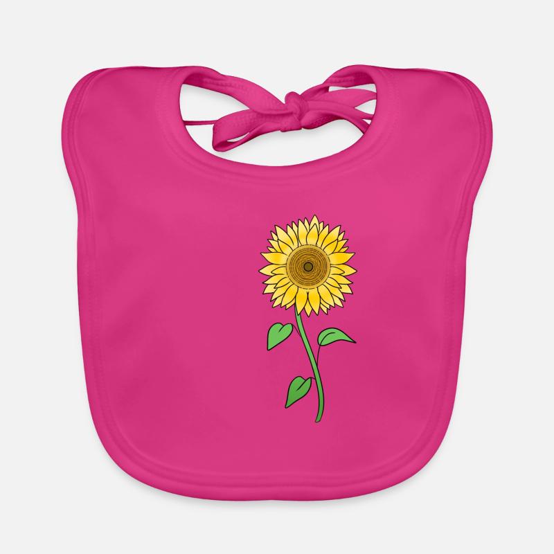 Sonnenblume Baby Bio-Lätzchen