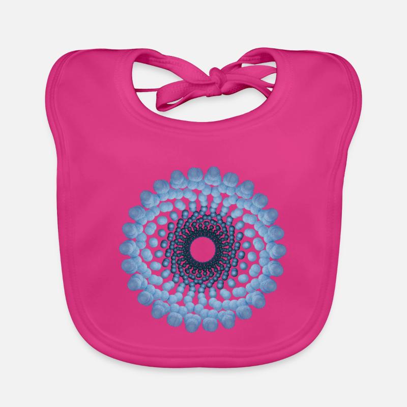 atom - cellular seven Baby Bio-Lätzchen