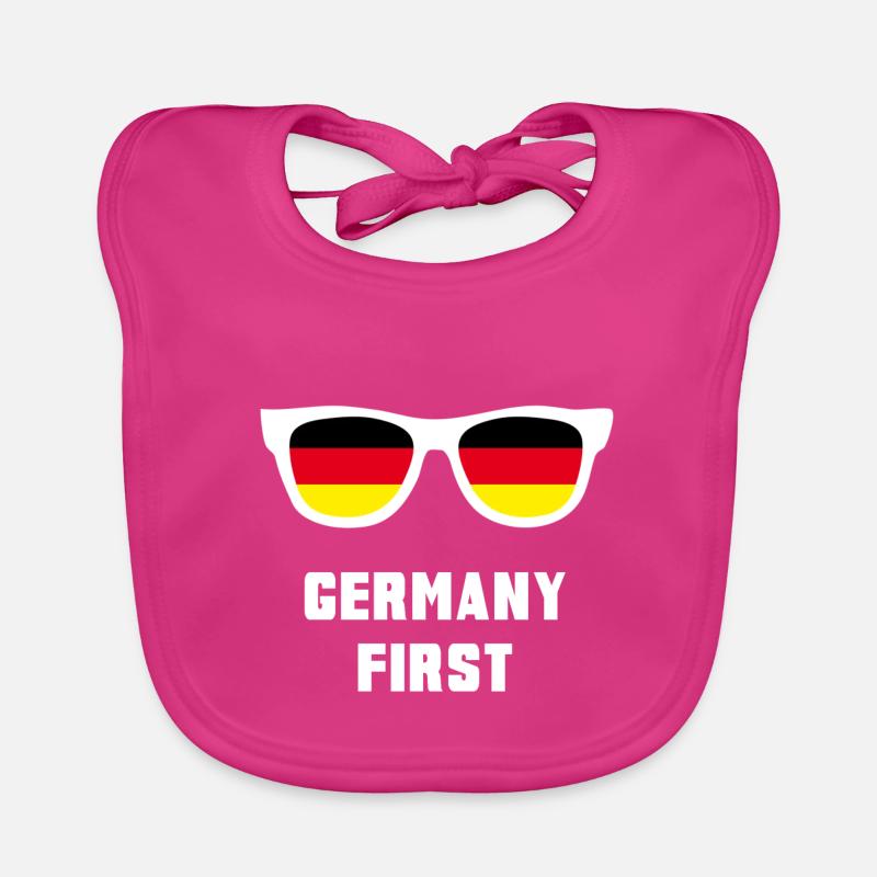 Germany First / Germany First Flag Gift Organic Baby Bibs