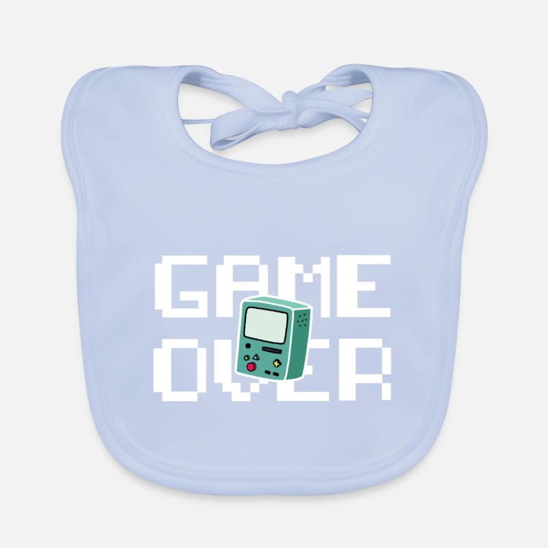 Game Over Retrogaming Baby Bio-Lätzchen