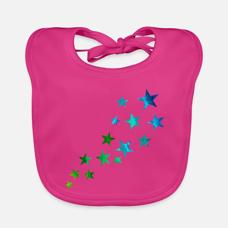 Shooting star Organic Baby Bibs