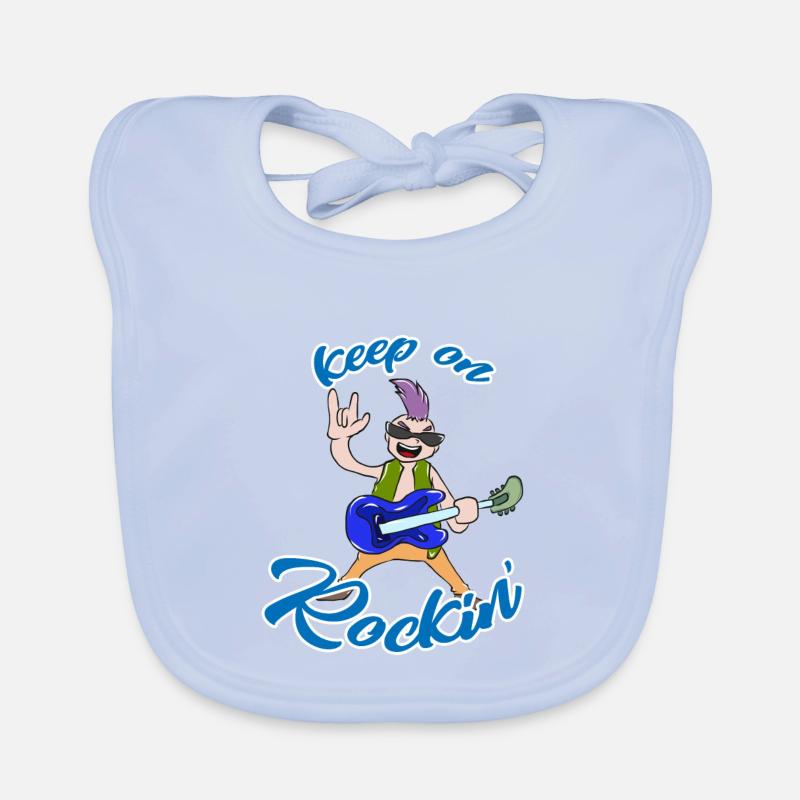 Rock'n'Roll Bavoir bio Bébé