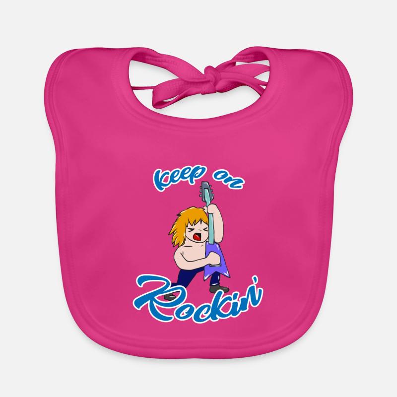 Rock'n'Roll Organic Baby Bibs