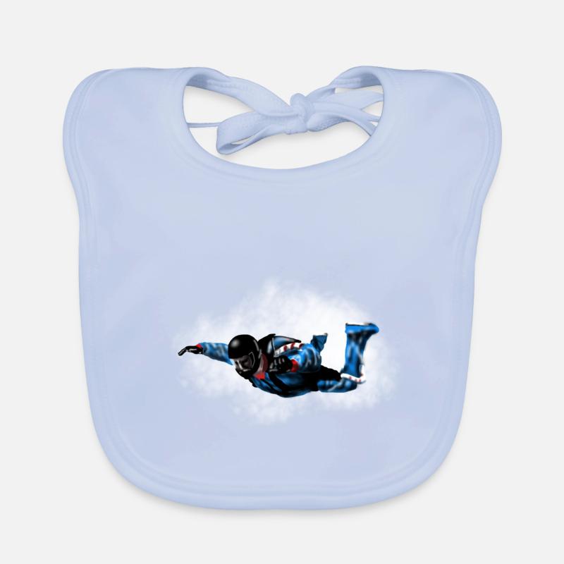 skydiver Organic Baby Bibs
