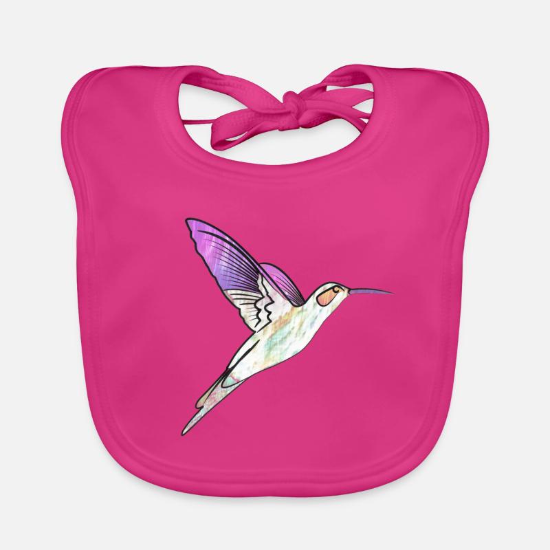 hummingbird effect Organic Baby Bibs