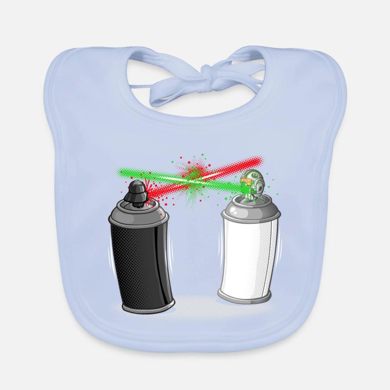 Graffiti wars Baby Bio-Lätzchen