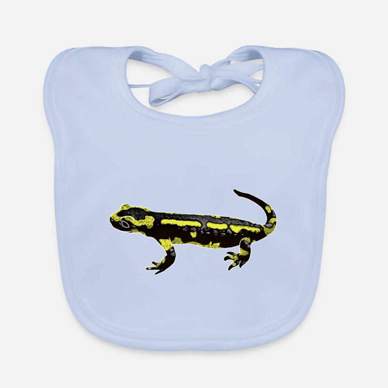 Feuersalamander Baby Bio-Lätzchen