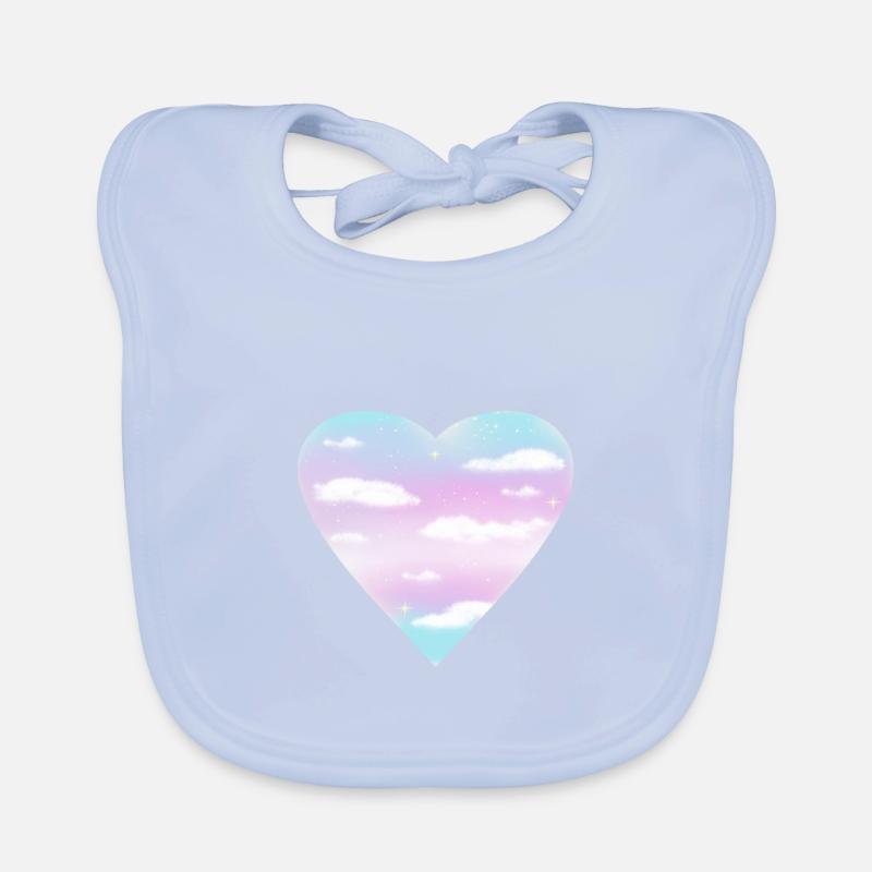 Trans Heart Baby Bio-Lätzchen