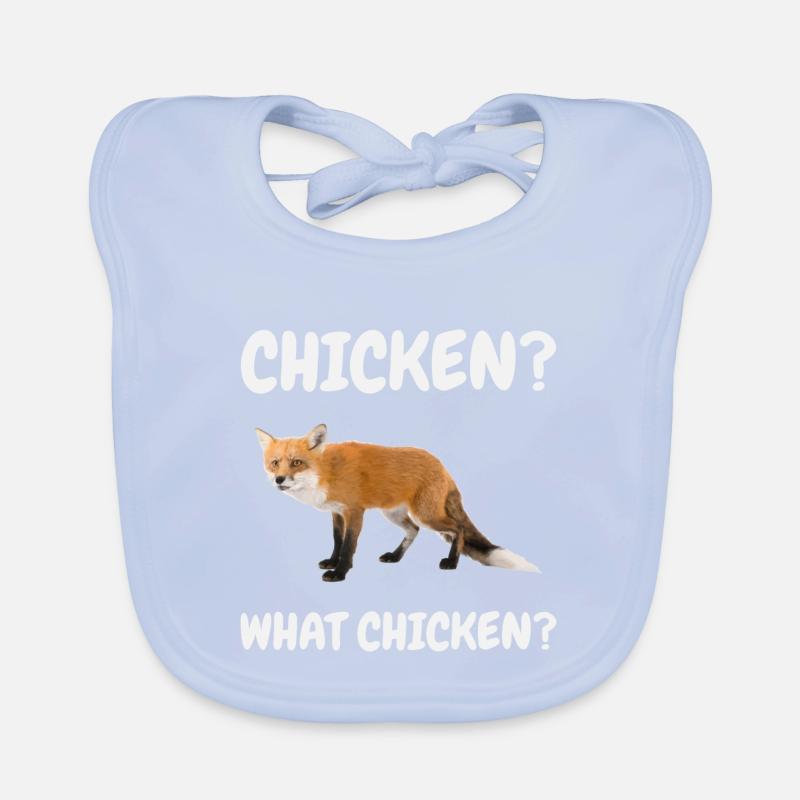 Poulets renards Bavoir bio Bébé