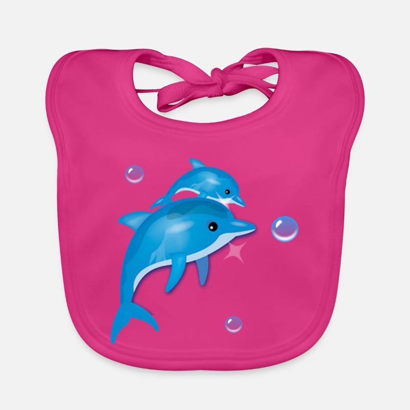 Dolphin Bavoir bio Bébé