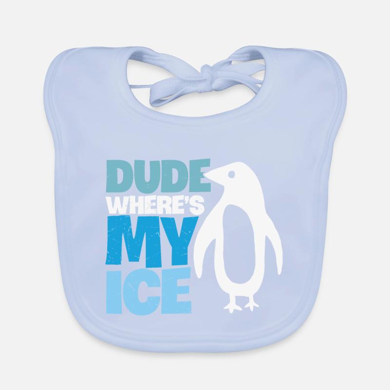 Penguin Global Warming Climate Change Organic Baby Bibs