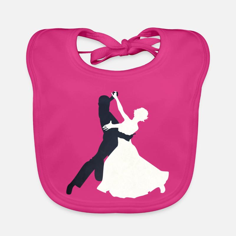 Motif de danse de valse élégant Bavoir bio Bébé