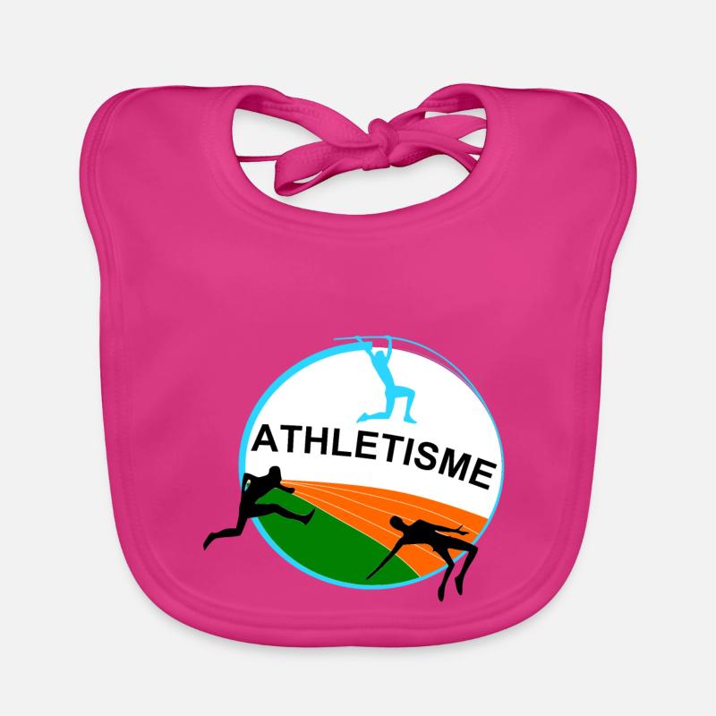 Athlétisme Bavoir bio Bébé