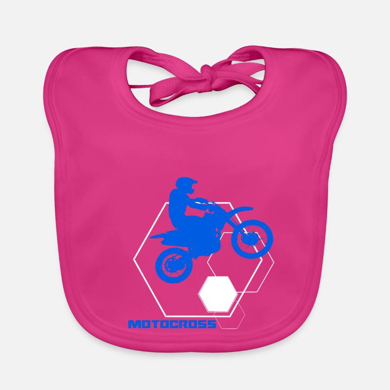 Motocross Baby Bio-Lätzchen