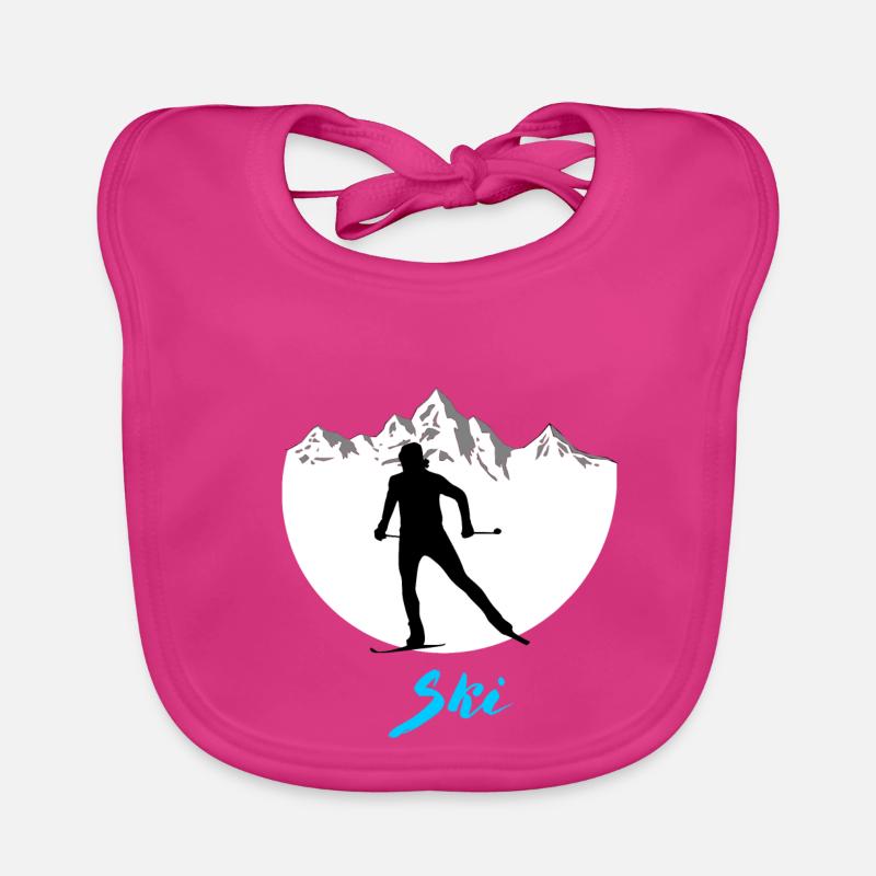 Ski de fond Bavoir bio Bébé