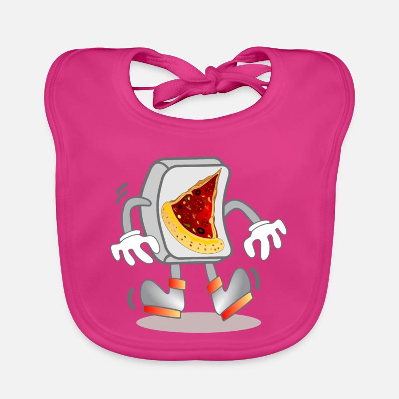 Computer - PIZZA BESTELLUNG Baby Bio-Lätzchen