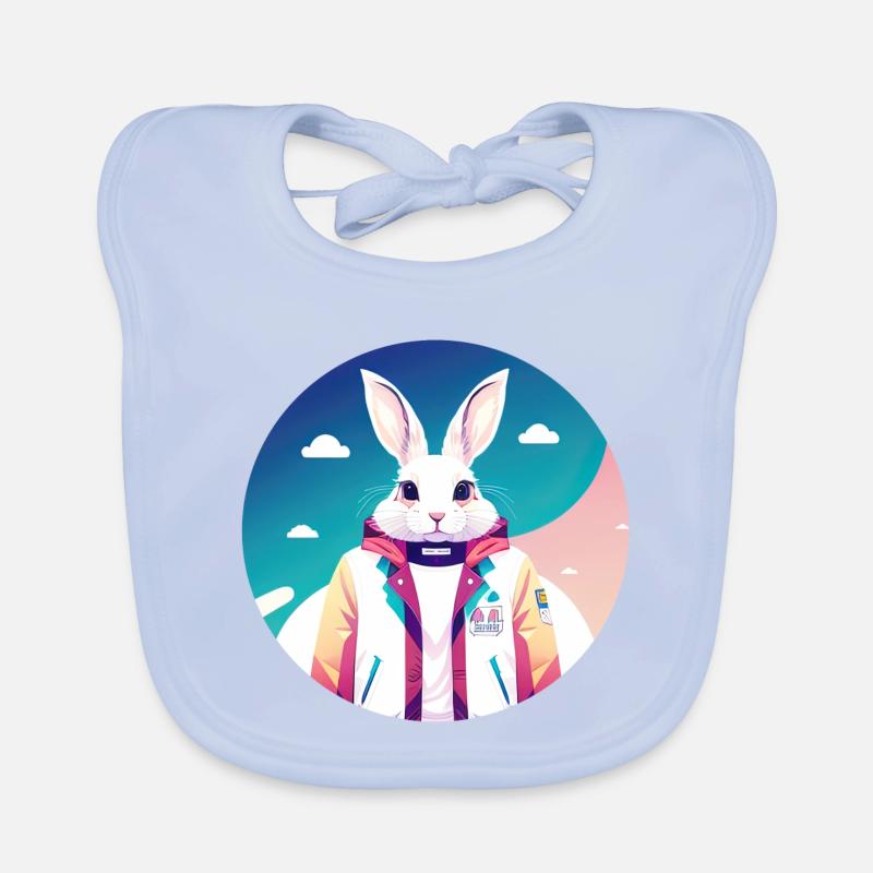 Bunny, Rabbit, Easter Bunny Organic Baby Bibs