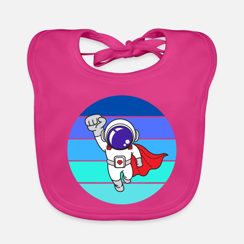 space, galaxie, astronaute Bavoir bio Bébé