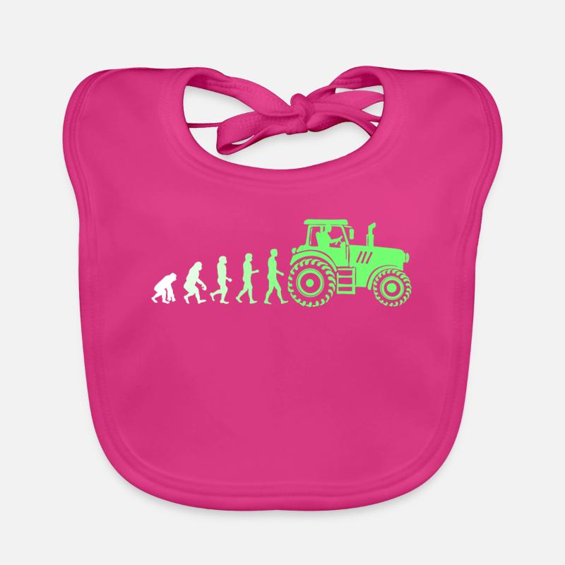 Véhicule utilitaire Tracteur Evolution Véhicule Bauer Field Bavoir bio Bébé