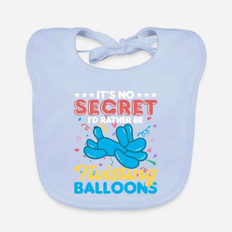 Design torsadé en forme de ballon Bavoir bio Bébé