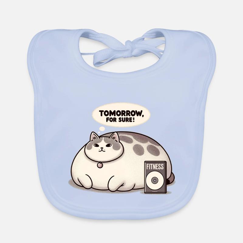 Fitness grouch chat Bavoir bio Bébé